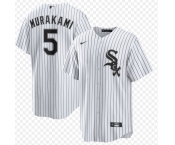 Men's Chicago White Sox #5 Munetaka Murakami Nike White Home Replica Jersey