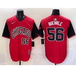 Men's Chicago White Sox #56 Mark Buehrle Red Black 2025 City Connect Limited Stitched Baseball Jersey