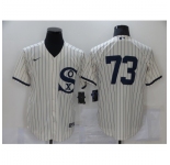 Men's Chicago White Sox #73 Yermin Mercedes Cream Game 2021 Field of Dreams Jersey