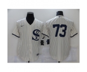 Men's Chicago White Sox #73 Yermin Mercedes Cream Game 2021 Field of Dreams Jersey