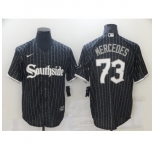 Men's Chicago White Sox #73 Yermin Mercedes Nike Black City Player Mlb Jersey