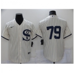 Men's Chicago White Sox #79 Jose Abreu Cream 2021 Field of Dreams Jersey