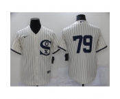 Men's Chicago White Sox #79 Jose Abreu Cream 2021 Field of Dreams Jersey