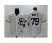 Men's Chicago White Sox #79 Jose Abreu Cream Game 2021 Field of Dreams Jersey