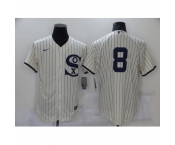 Men's Chicago White Sox #8 Bo Jackson Cream Elite 2021 Field of Dreams Jersey