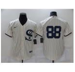 Men's Chicago White Sox #88 Luis Robert Cream Game 2021 Field of Dreams Jersey
