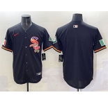 Men's Chicago White Sox Blank Black Mexico Limited Stitched Jersey