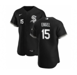 Men's Nike Chicago White Sox #15 Adam Engel Black Alternate 2020 Authentic Player Baseball Jersey