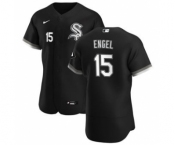 Men's Nike Chicago White Sox #15 Adam Engel Black Alternate 2020 Authentic Player Baseball Jersey