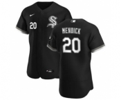 Men's Nike Chicago White Sox #20 Danny Mendick Black Alternate 2020 Authentic Player Baseball Jersey