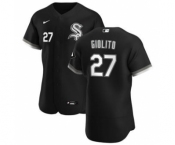 Men's Nike Chicago White Sox #27 Lucas Giolito Black Alternate 2020 Authentic Player Baseball Jersey