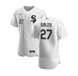 Men's Nike Chicago White Sox #27 Lucas Giolito White Home 2020 Authentic Player Baseball Jersey