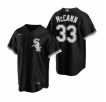 Men's Nike Chicago White Sox #33 James McCann Black Alternate Stitched Baseball Jersey
