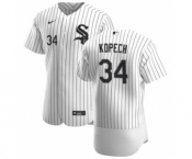 Men's Nike Chicago White Sox #34 Michael Kopech White Home 2020 Authentic Player Baseball Jersey