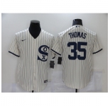Men's Nike Chicago White Sox #35 Frank Thomas Cream Game 2021 Field of Dreams Jersey