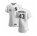Men's Nike Chicago White Sox #43 Evan Marshall White Home 2020 Authentic Player Baseball Jersey