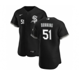 Men's Nike Chicago White Sox #51 Dane Dunning Black Alternate 2020 Authentic Player Baseball Jersey