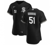 Men's Nike Chicago White Sox #51 Dane Dunning Black Alternate 2020 Authentic Player Baseball Jersey