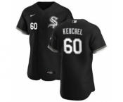 Men's Nike Chicago White Sox #60 Dallas Keuchel Black Alternate 2020 Authentic Player Baseball Jersey