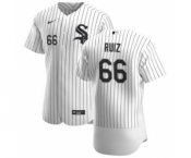 Men's Nike Chicago White Sox #66 Jose Ruiz White Home 2020 Authentic Player Baseball Jersey