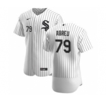 Men's Nike Chicago White Sox #79 Jose Abreu White Home 2020 Authentic Player Baseball Jersey