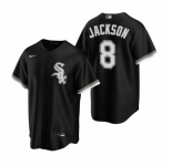 Men's Nike Chicago White Sox #8 Bo Jackson Black Alternate Stitched Baseball Jersey