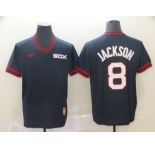 Men's Nike Chicago White Sox #8 Bo Jackson Navy Blue M&N MLB Jersey (2)