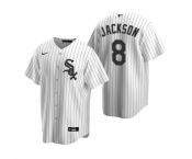 Men's Nike Chicago White Sox #8 Bo Jackson White Home Stitched Baseball Jersey