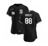 Men's Nike Chicago White Sox #88 Luis Robert Black Alternate 2020 Authentic Player Baseball Jersey