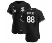 Men's Nike Chicago White Sox #88 Luis Robert Black Alternate 2020 Authentic Player Baseball Jersey