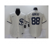 Men's Nike Chicago White Sox #88 Luis Robert Cream Game 2021 Field of Dreams Jersey