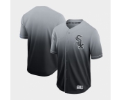 Men's Nike Chicago White Sox Blank Grey Fade Jersey