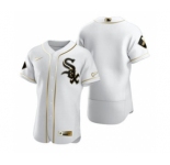 Men's Nike Chicago White Sox Blank White 2020 Authentic Golden Edition Baseball Jersey