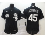 Men's Nike White Sox #45 Michael Jordan Black 2020 Baseball Flexbase Jersey