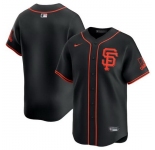 Men San Francisco Giants Blank Lee Black 2024 Alternate Limited Stitched Baseball Jersey