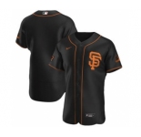 Men's Nike San Francisco Giants 2020 Black Alternate Authentic Team Baseball Jersey