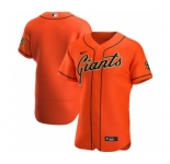 Men's Nike San Francisco Giants 2020 Orange Alternate Authentic Official Team Baseball Jersey