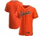 Men's Nike San Francisco Giants 2020 Orange Alternate Authentic Official Team Baseball Jersey