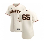 Men's Nike San Francisco Giants #65 Sam Coonrod Cream Home 2020 Authentic Player Baseball Jersey