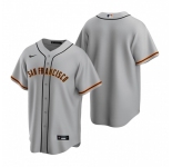 Men's Nike San Francisco Giants Blank Gray Road Stitched Baseball Jersey