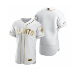 Men's Nike San Francisco Giants Blank White 2020 Authentic Golden Edition Baseball Jersey