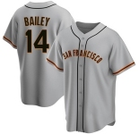 Men's San Francisco Giants #14 Patrick Bailey Gray Cool Base Stitched Baseball Jersey