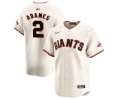 Men's San Francisco Giants #2 Willy Adames Cream 2024 Home Limited Stitched Baseball Jersey
