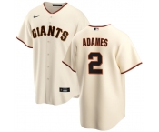 Men's San Francisco Giants #2 Willy Adames Cream Cool Base Stitched Baseball Jersey