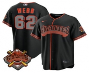 Men's San Francisco Giants #62 Wilkin Ramos Black 2026 Alternate Stadium Stitched Jersey