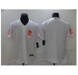 Men's San Francisco Giants Blank Nike White 2021 City Connect Replica Player Jersey