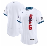Men's San Francisco Giants Blank Nike White 2021 MLB All-Star Authentic Jersey