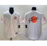 Men's San Francisco Giants Team Big Logo White City Connect Cool Base Stitched Baseball Jersey