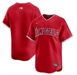 Men's Los Angeles Angels Blank Red Alternate Limited Baseball Stitched Jersey