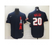 Men's Los Angeles Angels of Anaheim #20 Jared Walsh Nike Navy 2021 All-Star Game Replica Player Jersey